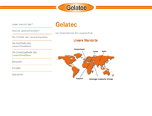 Tablet Screenshot of gelatec.com